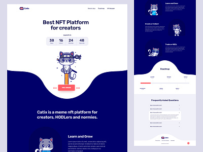 NFT Landing Page arsami blockchain coming soon crypto cryptocurrency dribbble best shot dsamivai faq graphic design illustration landing page minimal nft onepage pixeleton template kit typography ui ux design web website