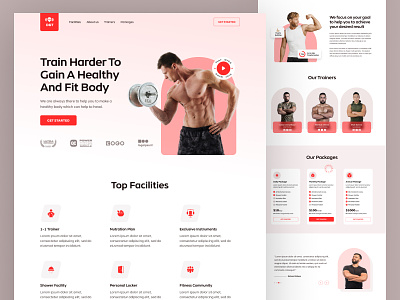 Gym Landing Page