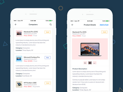 Exploration - E-Commerce App UI