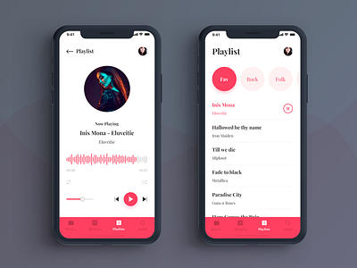 Music Player App UI app app design dribbble best shot ios iphone x music player popular ui ui kit ux