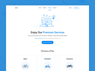 Exploration - Pricing Page