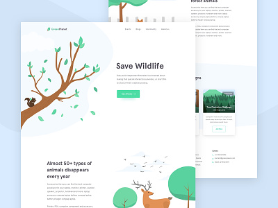 Greenplanet - Campaign Homepage