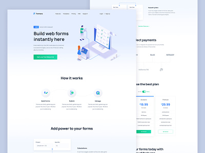Formera - Web Form Builder Homepage
