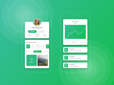 Climbing, Mountain Tracker app app branding concept app design ui ui designs