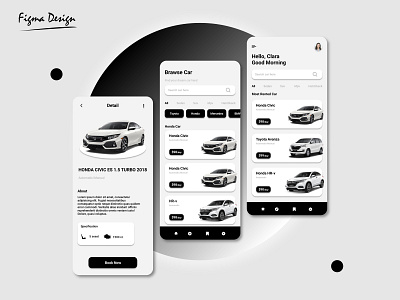Car Rental Mobile Application animation graphic design motion graphics ui