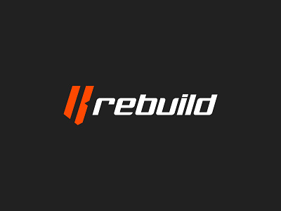 rebuild R logo branding design logo r r logo