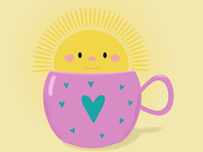 The sun in the cup