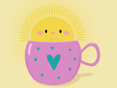 The sun in the cup