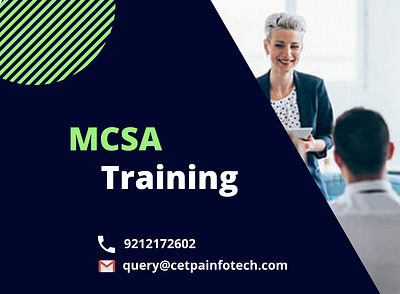 Get Job Oriented MCSA Training in Noida mcsa mcsatraining training