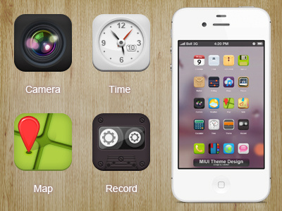 Miui Theme Design android app design icon icons ios iphone ui