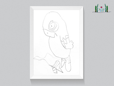 Parrot animals bird childrens illustration cute fashion illustration funny illustration little parrot pencil drawing pet tree