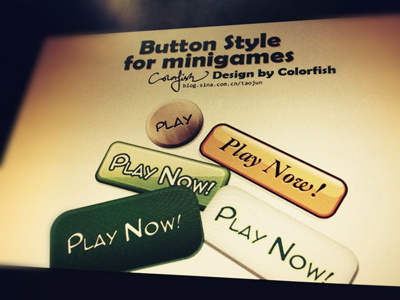 Button Style android app button buttons design game ios iphone ui