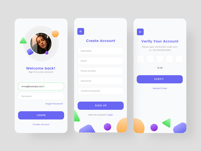 Daily UI 01 - Login Page by Hafizdzaki on Dribbble