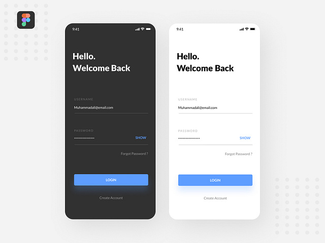 Daily UI #1 - Login Page by Hafizdzaki Mcd | UI Designer on Dribbble