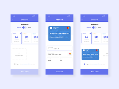 Daily UI #2 - Checkout Page app card design checkout checkout page clean color design dribbble interface interfacedesign ios minimalist mobile simple ui uidesign ux