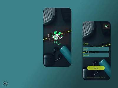 Fitness app design