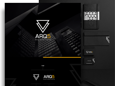 ARQ5 Branding agency architecture brand branding corporative design designers guide logo logotype style