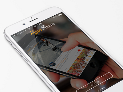 HyperSquare app appdesign creative design designer innovating mockup presentation project tool ui ux webdesign
