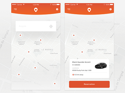 Pogo APP app cars drive map pogo reservation uber vehicle