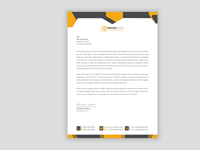 Business letterhead template company