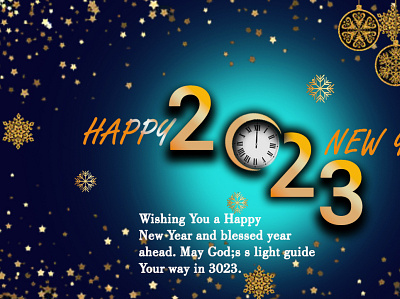 Happy New Year poster Design