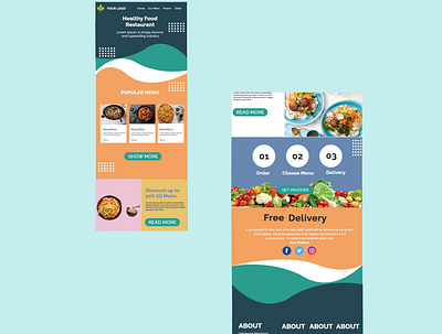 Website Design Healthy Food