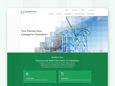 Manufacturing Website Design