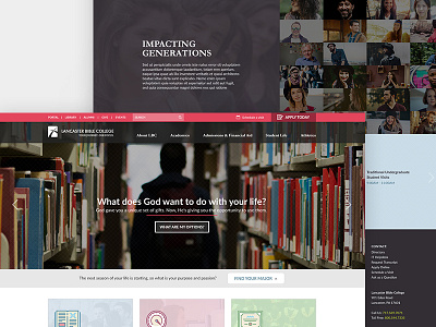 College Homepage Redesign