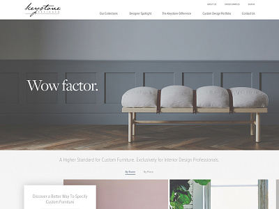 Interior Designer website concept