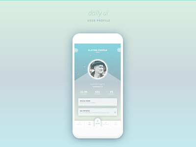 DAILY UI | #006 - User Profile