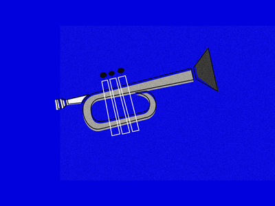 Trumpet animation jazz minimal music pitch test trumpet