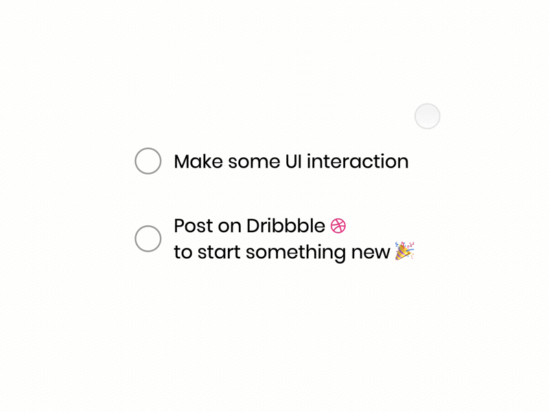 To-do list - interaction