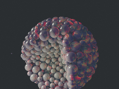 Organic render abstract cinema 4d render