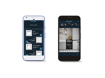 Grundig App app concept ui user experience user interface design ux