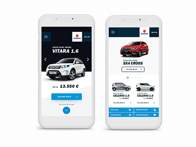 Suzuki automotive mobile ui ux