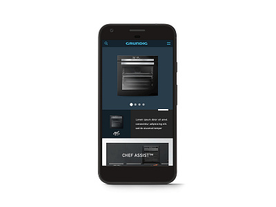 Grundig App app design ui design ux