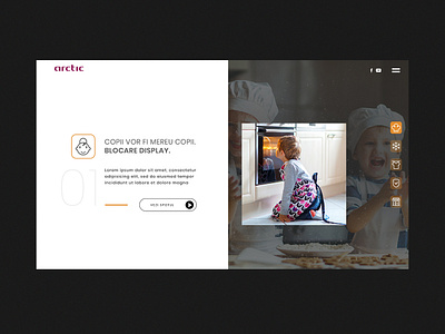 Arctic Life Features Landing Page ui user interface design ux