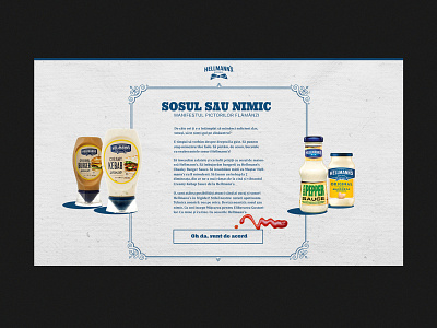 Hellmann s Intro Page homepage intro product user experience user interface design ux