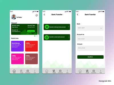 Money Gram app design mobile app product design ui uiux