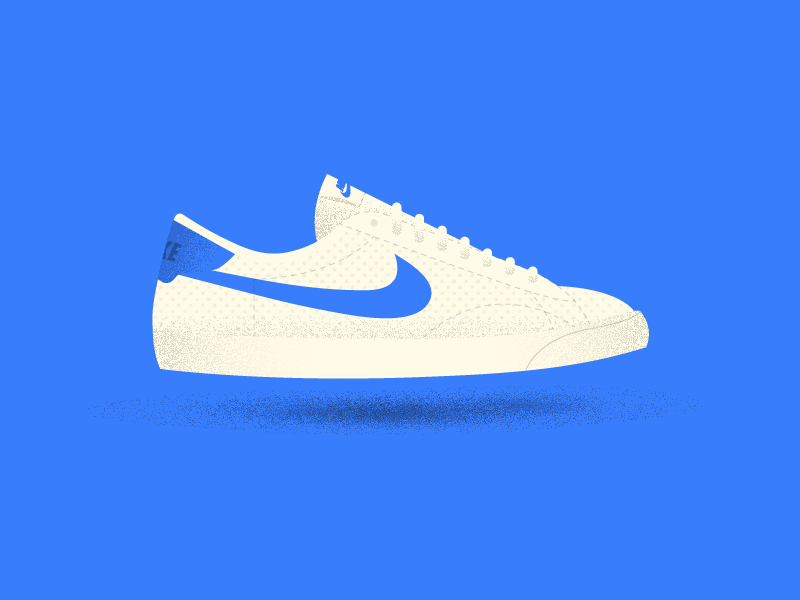 Nike Tennis Classic texture shadow illustration shoes shoe sneakers sneaker classic nike tennis nike