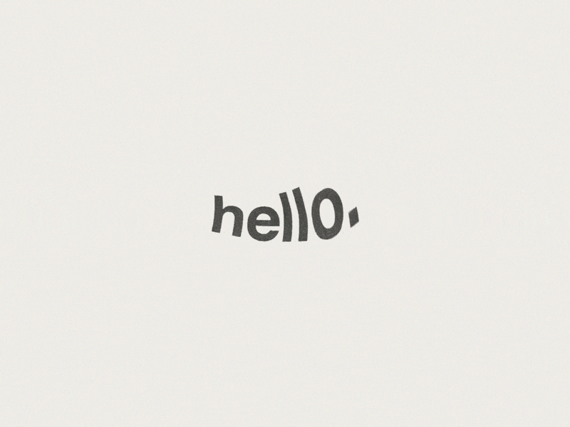 hello.gif art experimental gif grain hello helvetica loop texture type typography warp