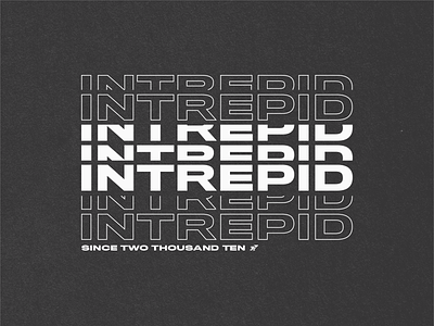 Intrepid Hoodie Concept intrepid swag texture tshirt type typography