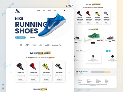 Shoe Shop Website design graphic design illustration ui ux