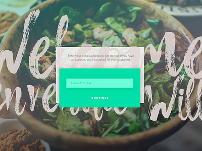 Sign Up Experiment art dailyui fancy form green login signup typography