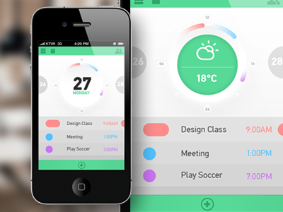Holdet Calendar App app climacons minimal