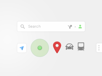 Google Maps Redesign car google google maps icons maps pictogram subway train
