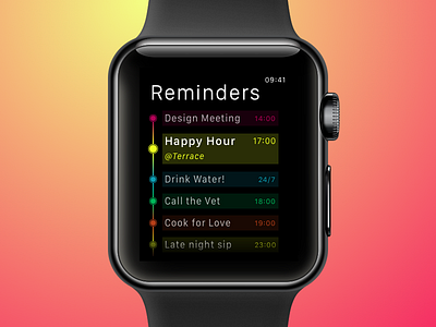 Reminders Apple Watch Design