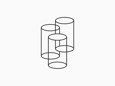 Impossible Cylinders - Minimal Tattoo 17 circle cylinder design explanation geometric lines logo mark meaning minimal minimalism tattoo