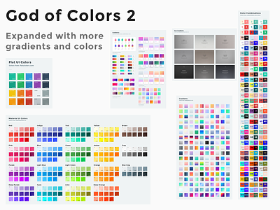 God of Colors 2 - Expanded Version app color color picker colors colour free freebie godofcolors gradient gradients ios sketch