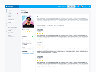 Expert Profile - Customer Reviews